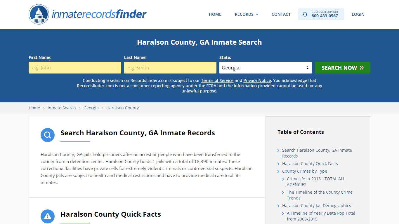 Haralson County, GA Inmate Lookup & Jail Records Online